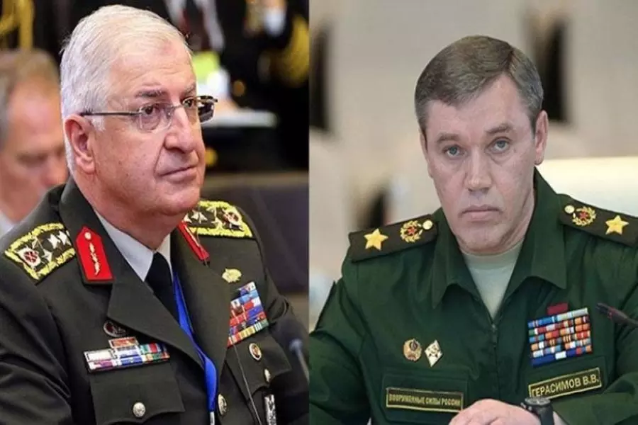 غولر وغيراسيموف يبحثان القضايا الأمنية الراهنة في سوريا وليبيا