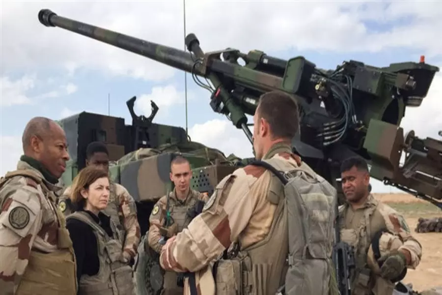 الأركان الفرنسية تنهي عمل كتيبة المدفعية المشاركة بقتال داعش من الحدود العراقية مع سوريا