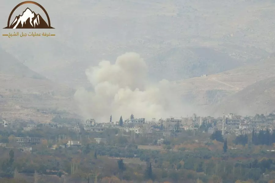 بلدة مغر المير غربي دمشق تتعرض لقصف عنيف جدا.. والثوار يقتلون مجموعة من قوات الأسد