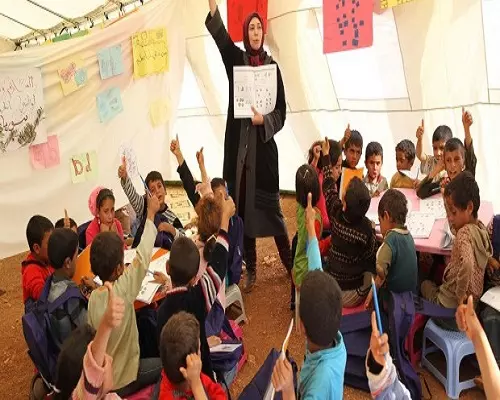 ثلاث مدارس جديدة في مخيم الزعتري