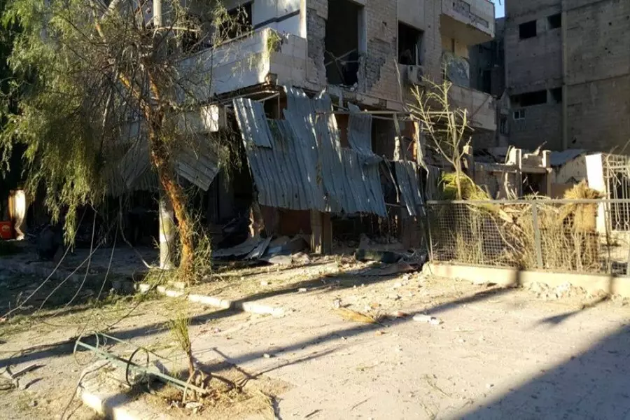 طيران الأسد يستهدف مركز توثيق الانتهاكات بريف دمشق