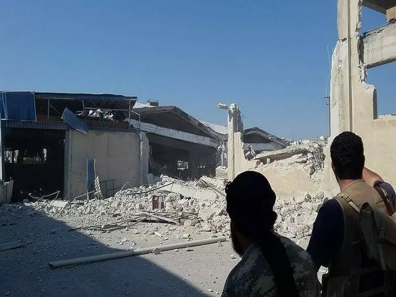 صاروخ "غريب" يدمر أحد مقرات جيش المجاهدين بريف حلب