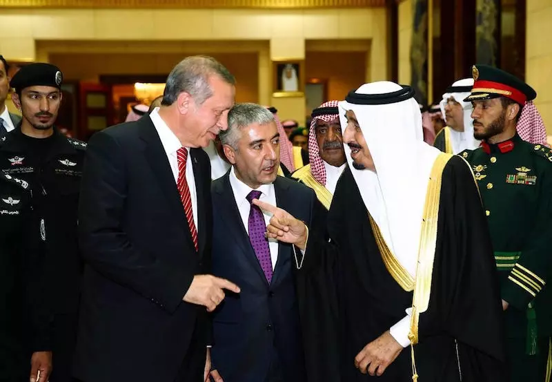 أردوغان توجه إلى الرياض للقاء سلمان.. وسوريا " لب" النقاش