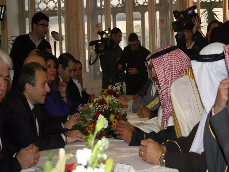 لبنان مع وفد عربي .. يتوافقون على ضرورة الحل السياسي في سوريا