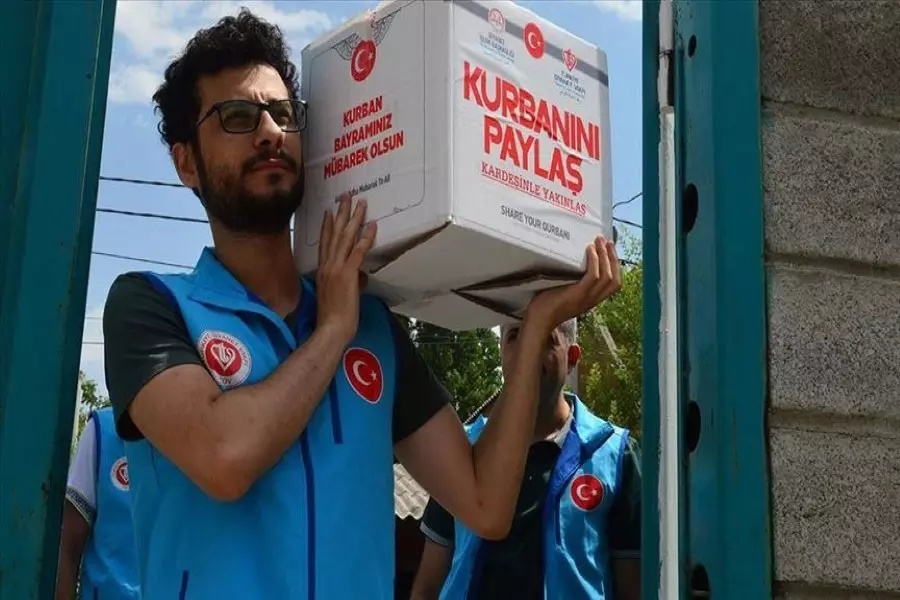 وقف تركي يعتزم توزيع لحوم 11 ألف أضحية على آلاف المحتاجين في سوريا
