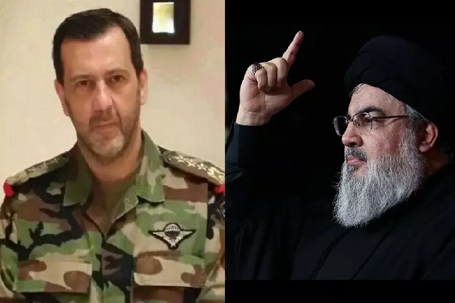 تهديد من "ماهر الأسد" لـ "نصر الله" يُنذر باشتعال حرب المعابر بين الحزب والفرقة الرابعة
