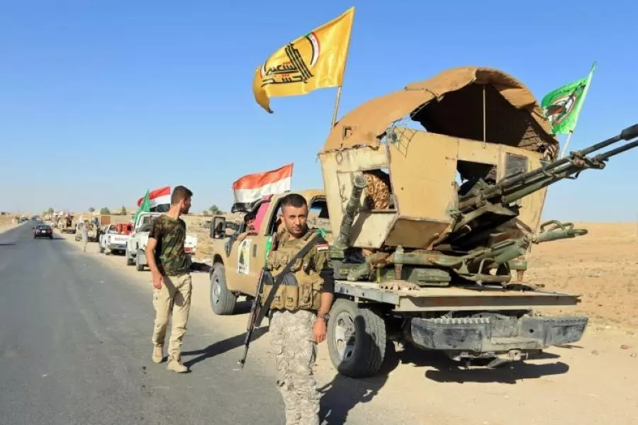 الحشد العراقي يستهدف بالمدفعية مواقع "داعش" قرب الباغوز بدير الزور