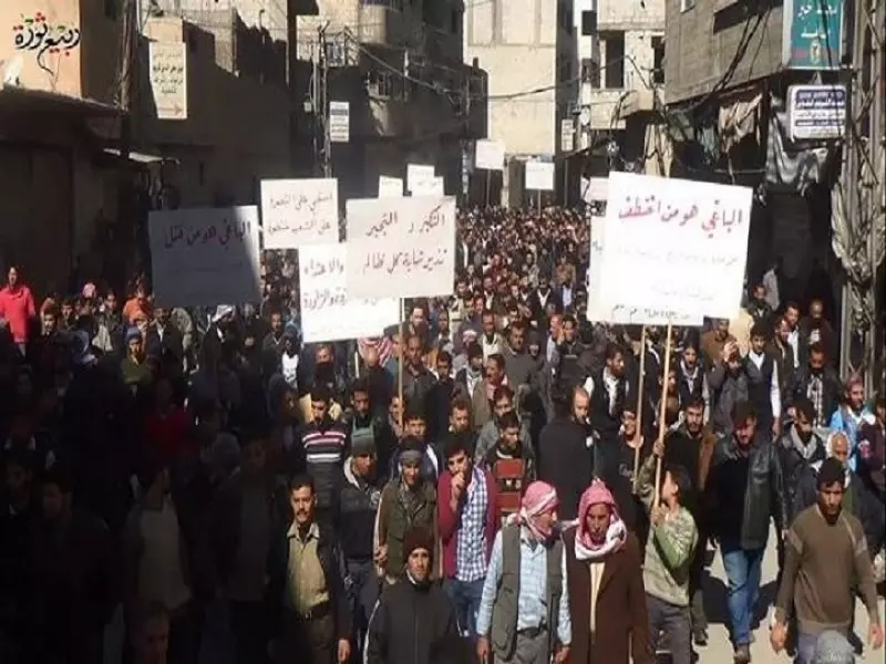 الجبهة الإسلامية تفض الخلاف الحاصل بين لواء شام الرسول و جبهة النصرة في جنوب دمشق