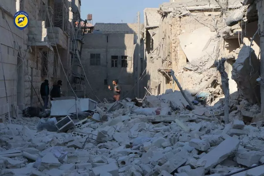 بعد تدمير آلياته الثقيلة … الدفاع المدني في حلب: اليوم نقف عاجزين عن إخراج المدنيين من تحت الأنقاض