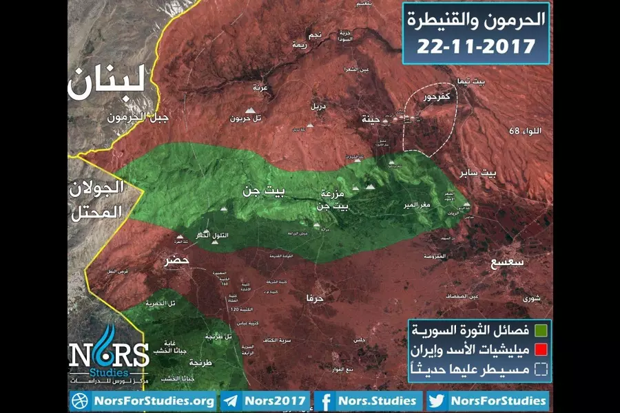 15 قتيلاً لقوات الأسد خلال محاولة تقدم على جبهة بردعيا في منطقة الحرمون