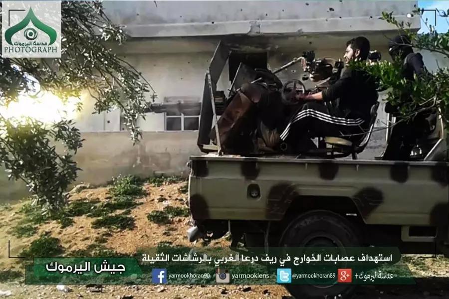 هجوم عنيف من تنظيم الدولة على مواقع الثوار في درعا