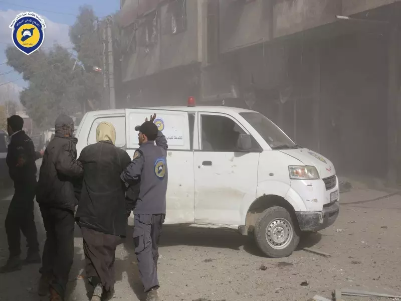 ستة شهداء وعشرات الجرحى بقصف صاروخي على بلدة زبدين بريف دمشق