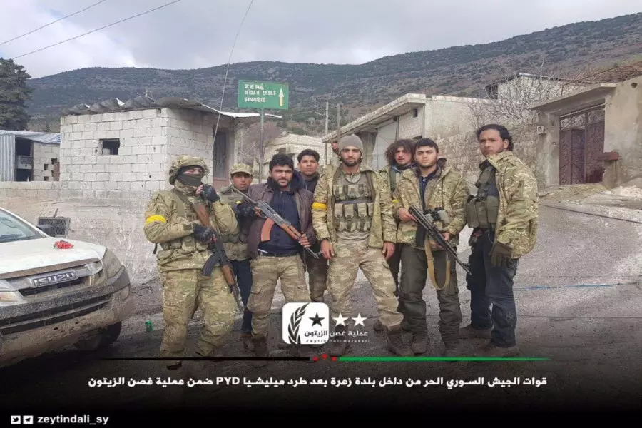 الجيش الحر يسيطر على قرية "زعرة ومعسكر الهام" ويقتحم قرية بلبل الاستراتيجية شمال عفرين