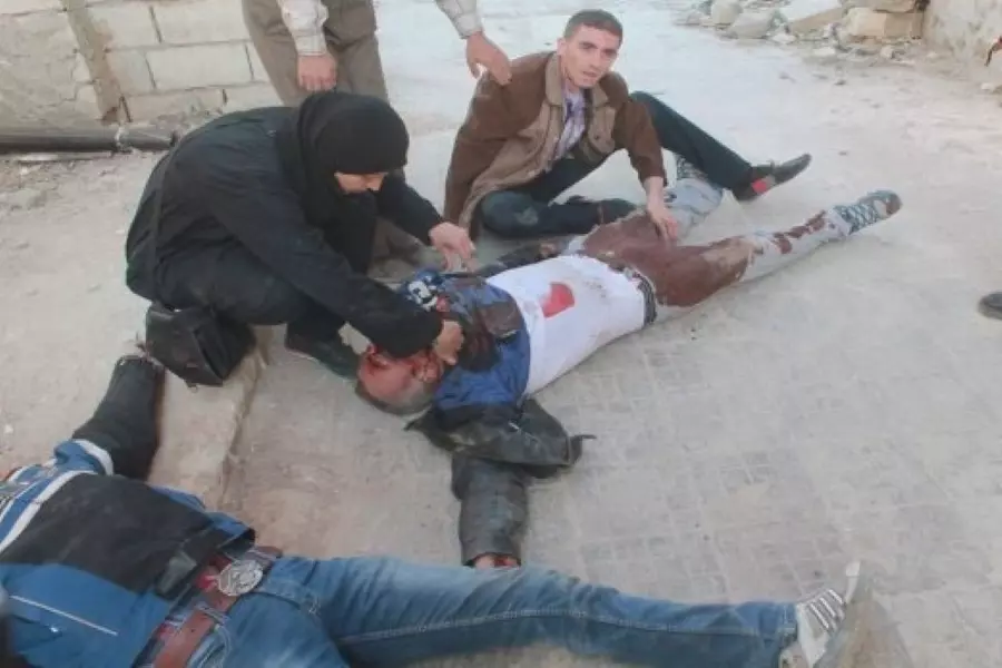 رمياً بالرصاص وبدم بارد .. إعدام العشرات من مدنيي حلب من قبل الأسد وحلفاءه الطائفيين
