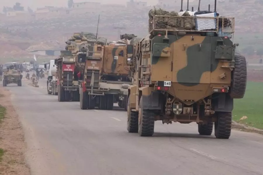 دخول رتل عسكري للقوات التركية لتدعيم نقاط المراقبة في ريف حماة
