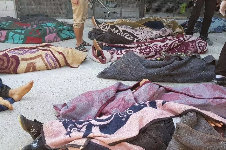 أكثر من 30 شهيداً وعشرات الجرحى بقصف روسي لمعسكر "الجبهة الوطنية" بريف إدلب
