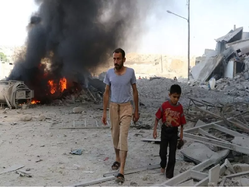 طائرات الأسد ترتكب مجزرة في مدينة موحسن