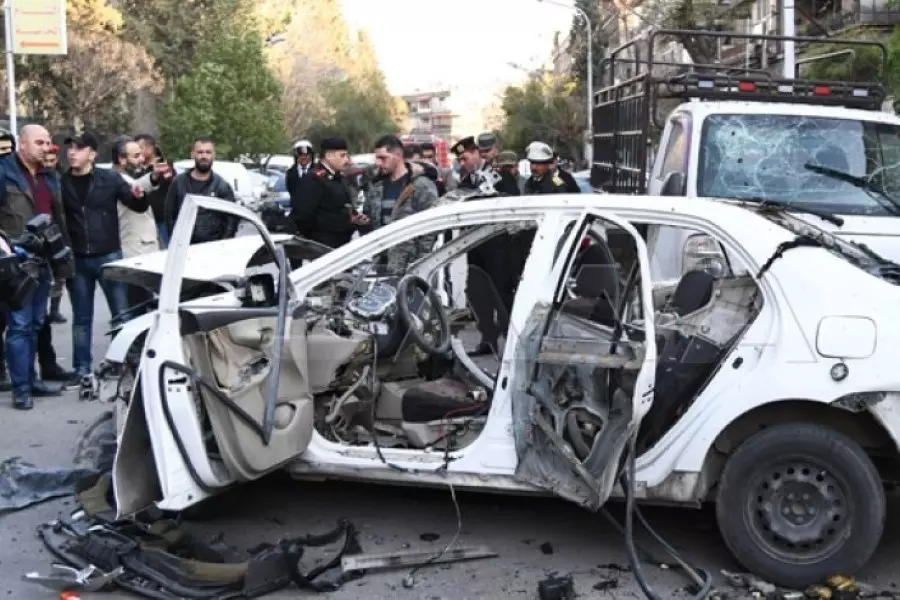 انفجار عبوة ناسفة في منطقة جرمانا قرب دمشق
