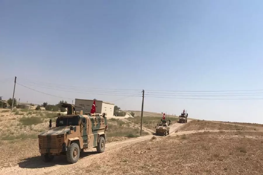 القوات التركية تسير الدورية الـ 60 على حدود منبج