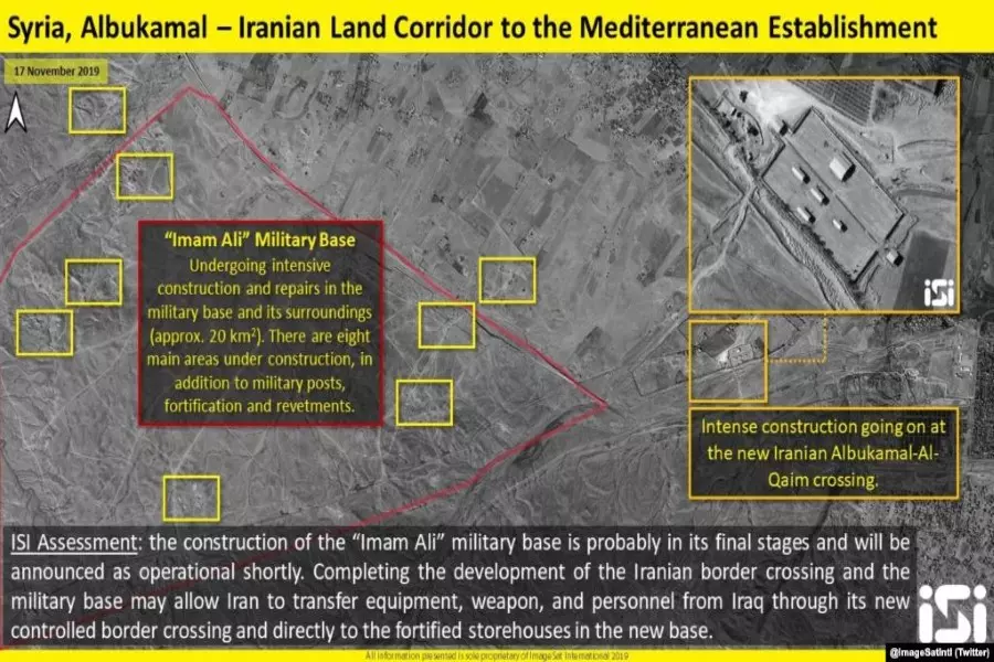 في ظل الإحتجاجات الإيرانية.. الحرس الثوري يكمل بناء قاعدة عسكرية في سوريا