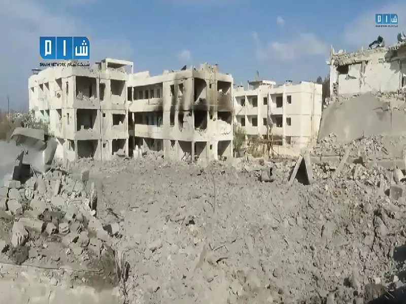مدنيين حُرقوا على يد قوات الأسد في المساكن العسكرية المحررة بدرعا