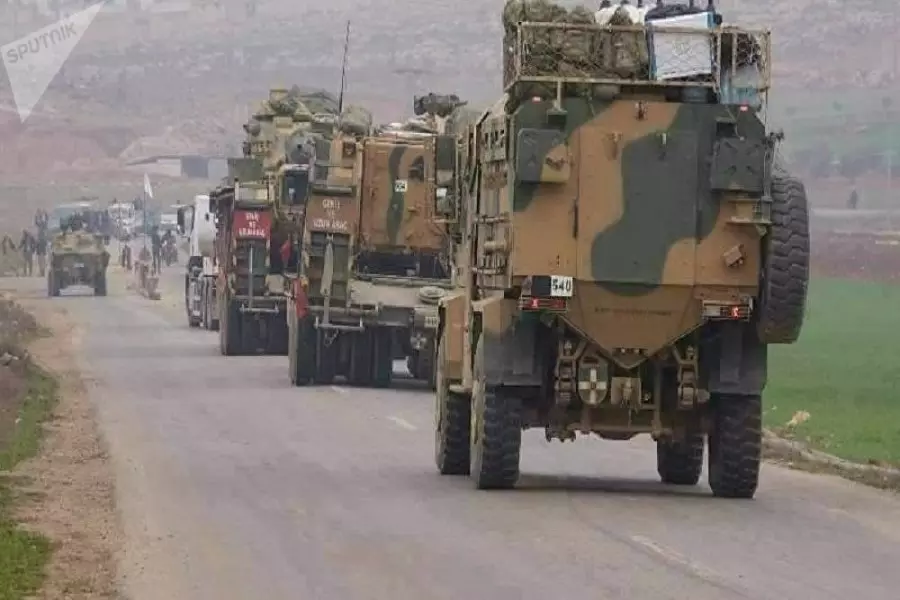 الجيش التركي يرسل تعزيزات عسكرية وذخائر للحدود مع سوريا