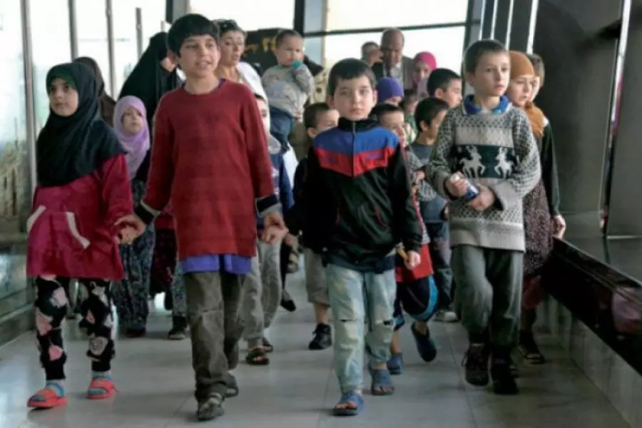 روسيا تستعيد 27 طفلاً من أبناء عناصر داعش في مخيم الهول بسوريا
