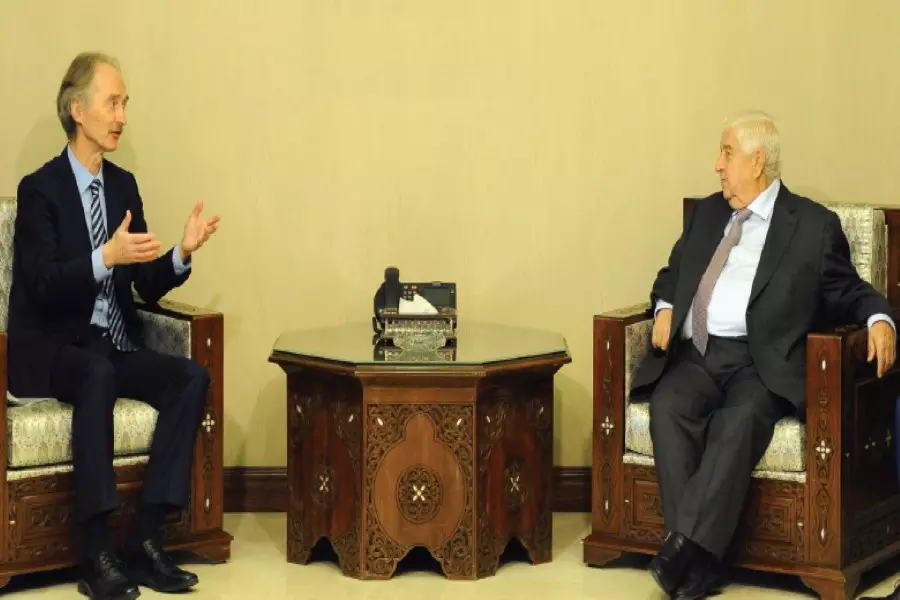 وزير خارجية الأسد يكشف عن 5 نقاط اتفق عليها مع "بيدرسون" حول اللجنة الدستورية