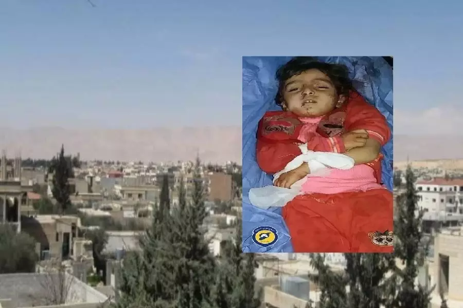 نظام الأسد يخرق الهدنة وكافة المواثيق مجددا ... شهيدة طفلة في الرحيبة