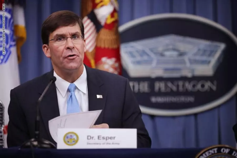 وزير الدفاع الأميركي: قواتنا لن تشارك في إقامة "المنطقة الآمنة" بشمال سوريا