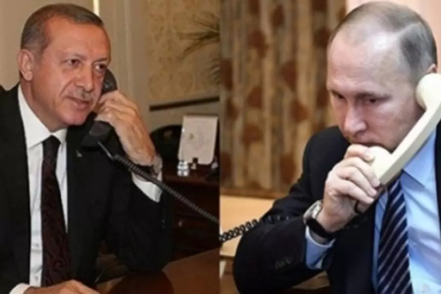 أردوغان لبوتين: "نبع السلام" ستمهد الطريق لحل سياسي في سوريا