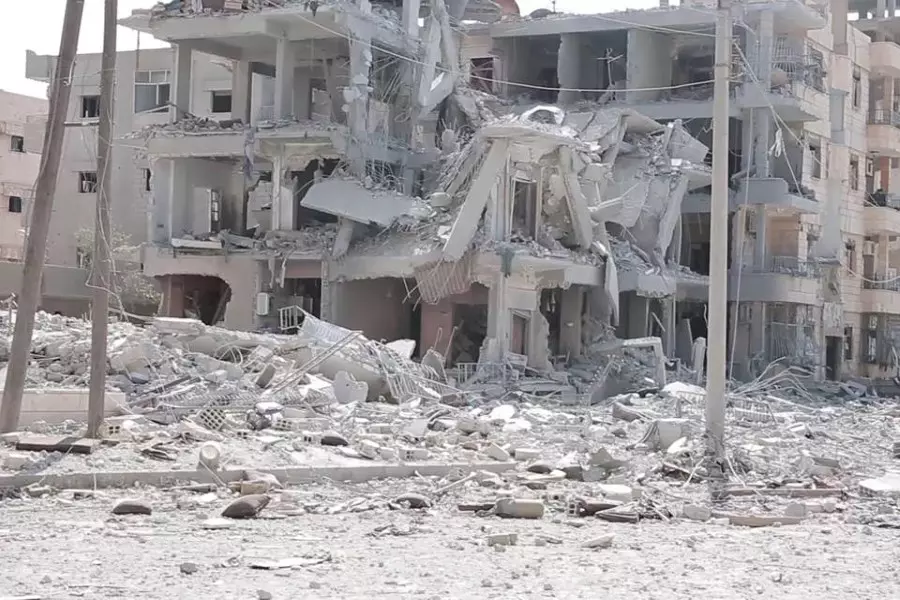 حوالي 25 شهيدا جراء قصف التحالف الدولي على مدينة الرقة