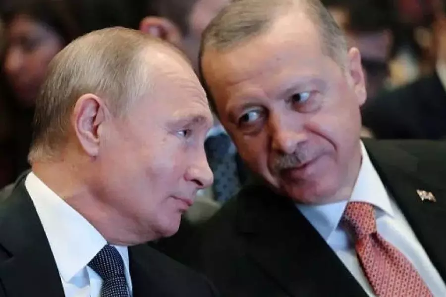 بوتين سيبحث مع أردوغان الوضع في سوريا وليبيا خلال لقائهما غدا الأربعاء