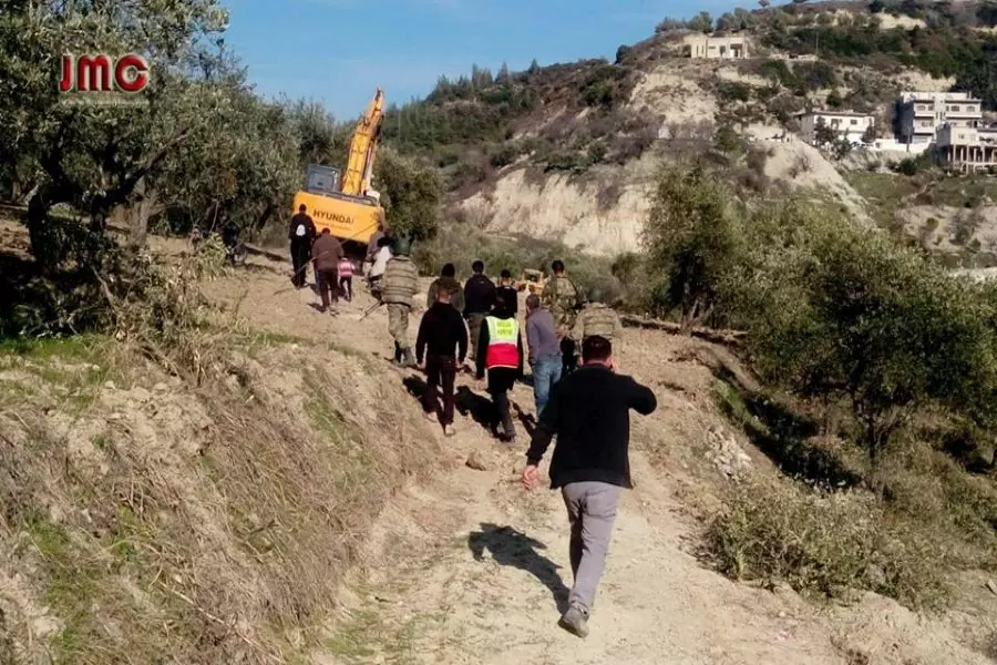 الجرافات التركية تواصل جرف الأراضي الزراعية.. والجندرما التركية تعتقل 10 مزارعين