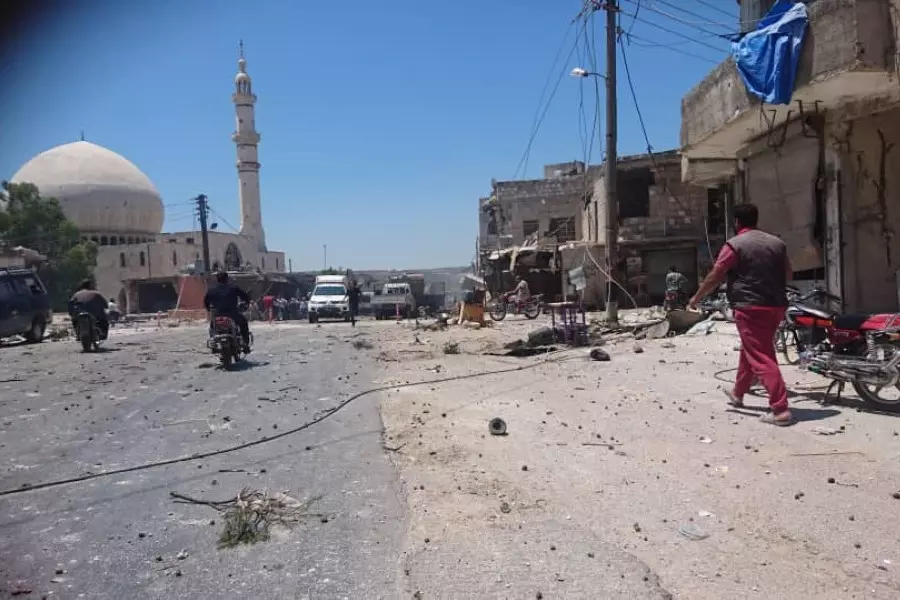مجزرة بقصف جوي لطيران الأسد على أورم الجوز بريف إدلب
