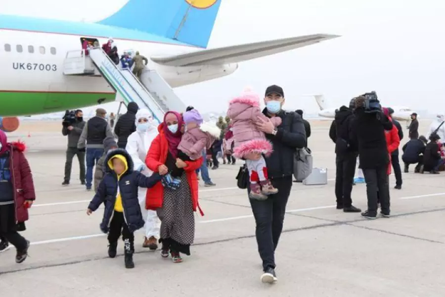 أوزبكستان تستعيد 25 امرأة و 73 طفلا إلى أراضيها من سوريا