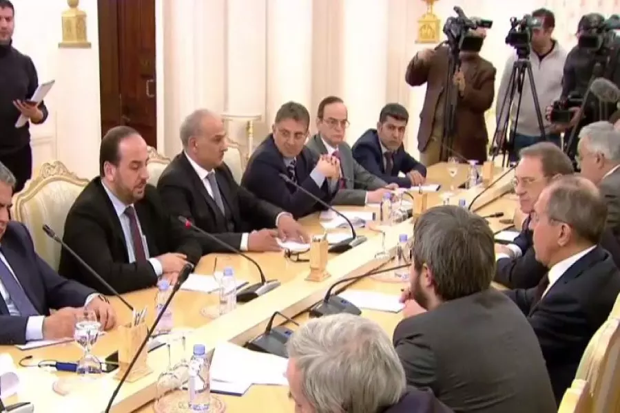 هيئة التفاوض تؤكد للافروف أن الحل السياسي في سوريا سيكون وفق "جنيف"