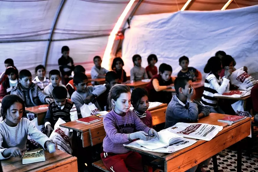"وحدة تنسيق الدعم" تُصدر تقريراً حول واقع المدارس في مخيمات الشمال السوري