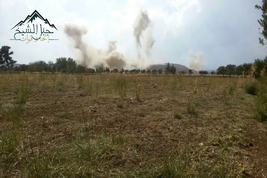 قوات الأسد تحاول اقتحام تلة بردعيا قرب بيت جن في الغوطة الغربية وثوار جبل الشيخ يصدون