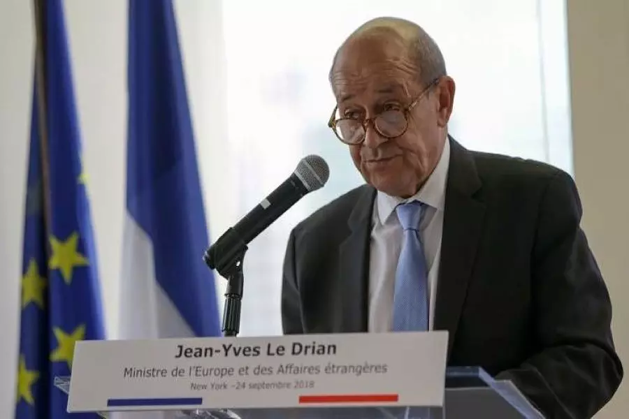 وزير الخارجية الفرنسي يؤيد تبني قرار أممي يدعم اتفاق روسيا وتركيا بإدلب بشرط