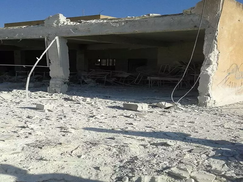 بعد المشافي الميدانية المدارس هدف الطيران الحربي في ريف إدلب