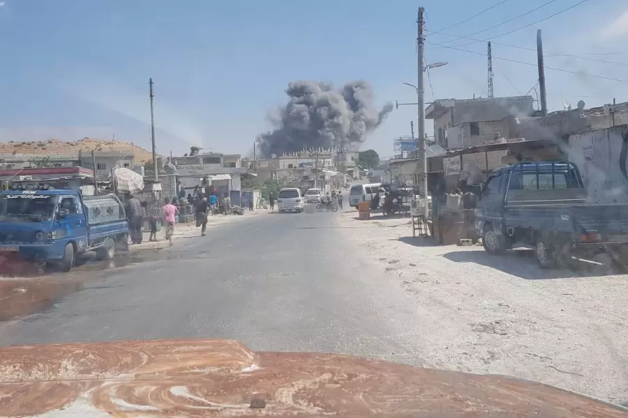 طيران الأسد يواصل نشر الموت بإدلب ويوقع مجزرتين في "المسطومة وحيش"