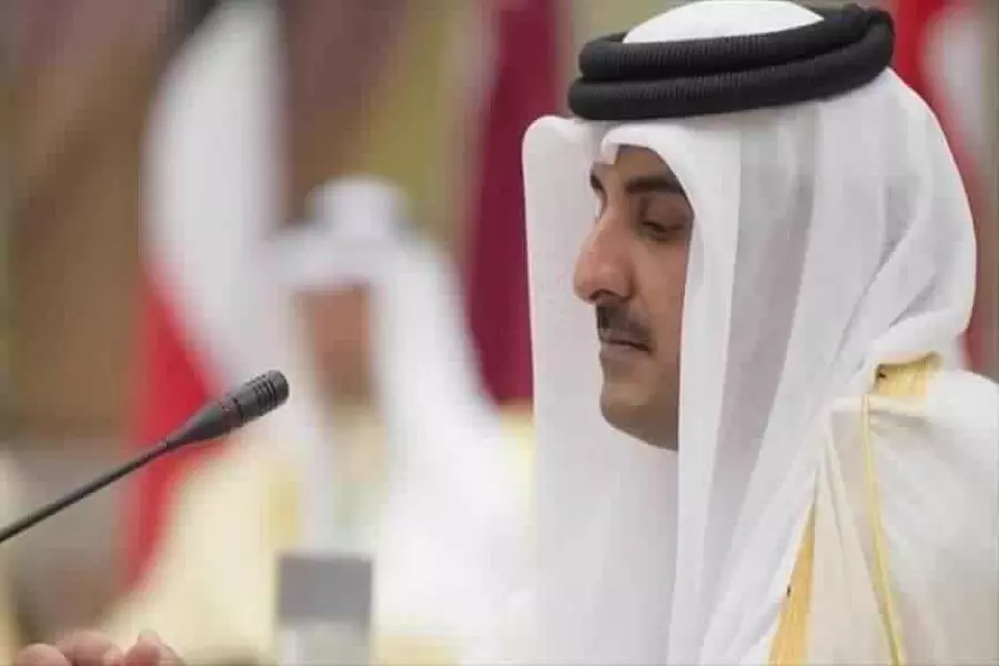 أمير قطر مغرداً: قصف النظام للغوطة "جريمة ضد الإنسانية"