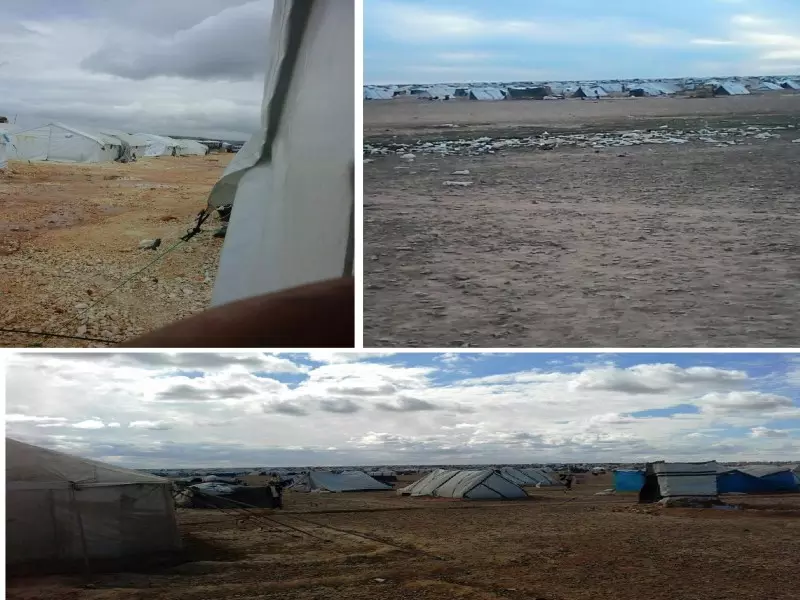 مخيمات " مهين " المنسية جانب من عذابات السوريين وسط ركام الحرب
