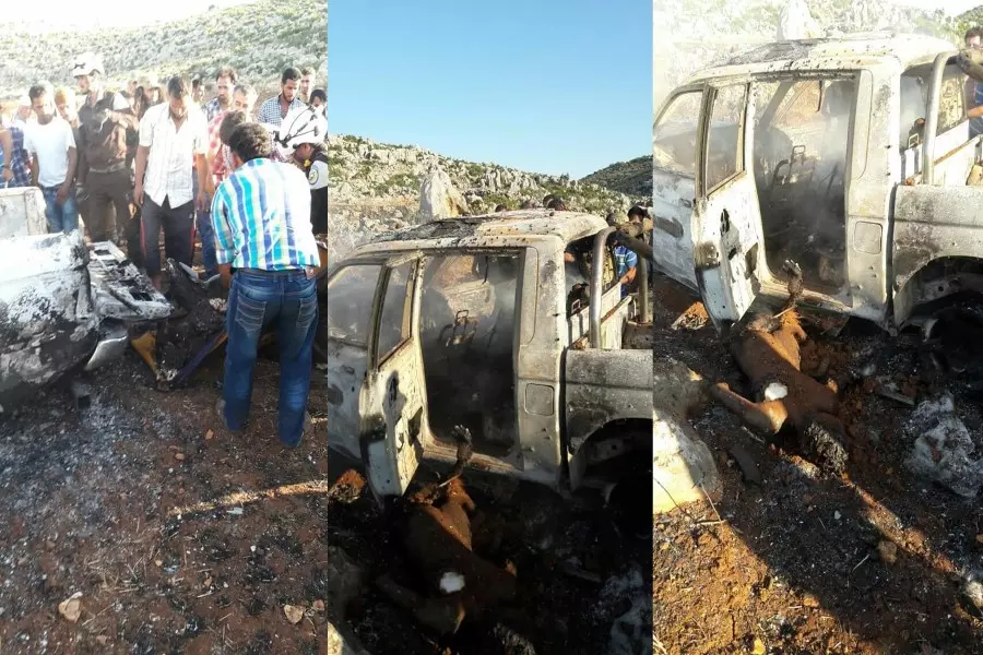 ريف إدلب  ... دراجة نارية تنفجر بسيارة لـ "تحرير الشام" وسقوط شهداء