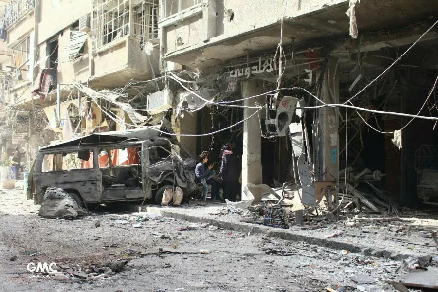 مجزرة في مدينة دوما ... قرابة الـ 40 شهيدا حصيلة القصف على الغوطة الشرقية حتى اللحظة