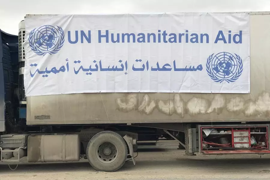 حسب الأمم المتحدة "وصول أكبر قافلة مساعدات إنسانية إلى مخيم الركبان"