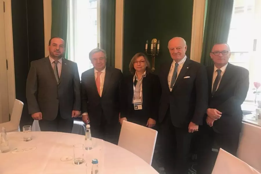 هيئة التفاوض تلتقي الأمين العام والمبعوث الدولي على هامش أعمال مؤتمر الأمن في ميونيخ