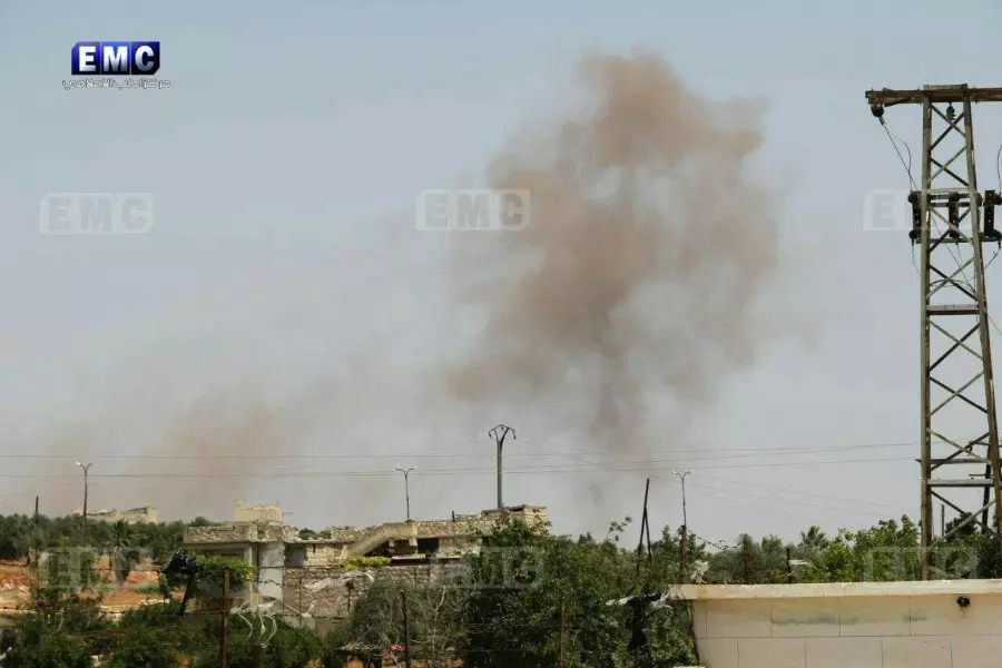 طيران الأسد ينتقم لقتلاه في الفوعة بإستهداف مدنيي بلدتي بنش ورام حمدان موقعا شهداء وجرحى