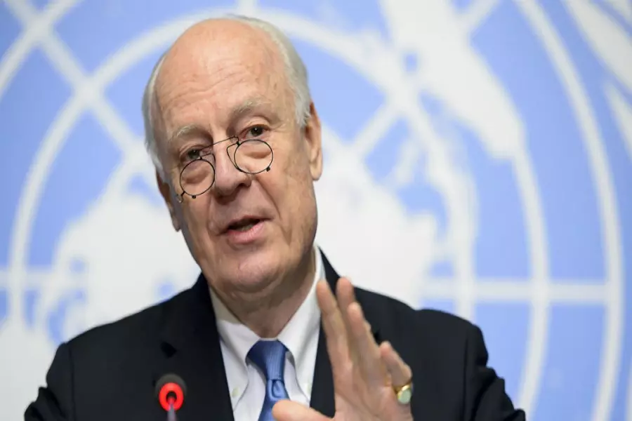 ديمستورا: نظام الأسد رفض الدور الذي تقوم به الأمم المتحدة في عملية إطلاق اللجنة الدستورية